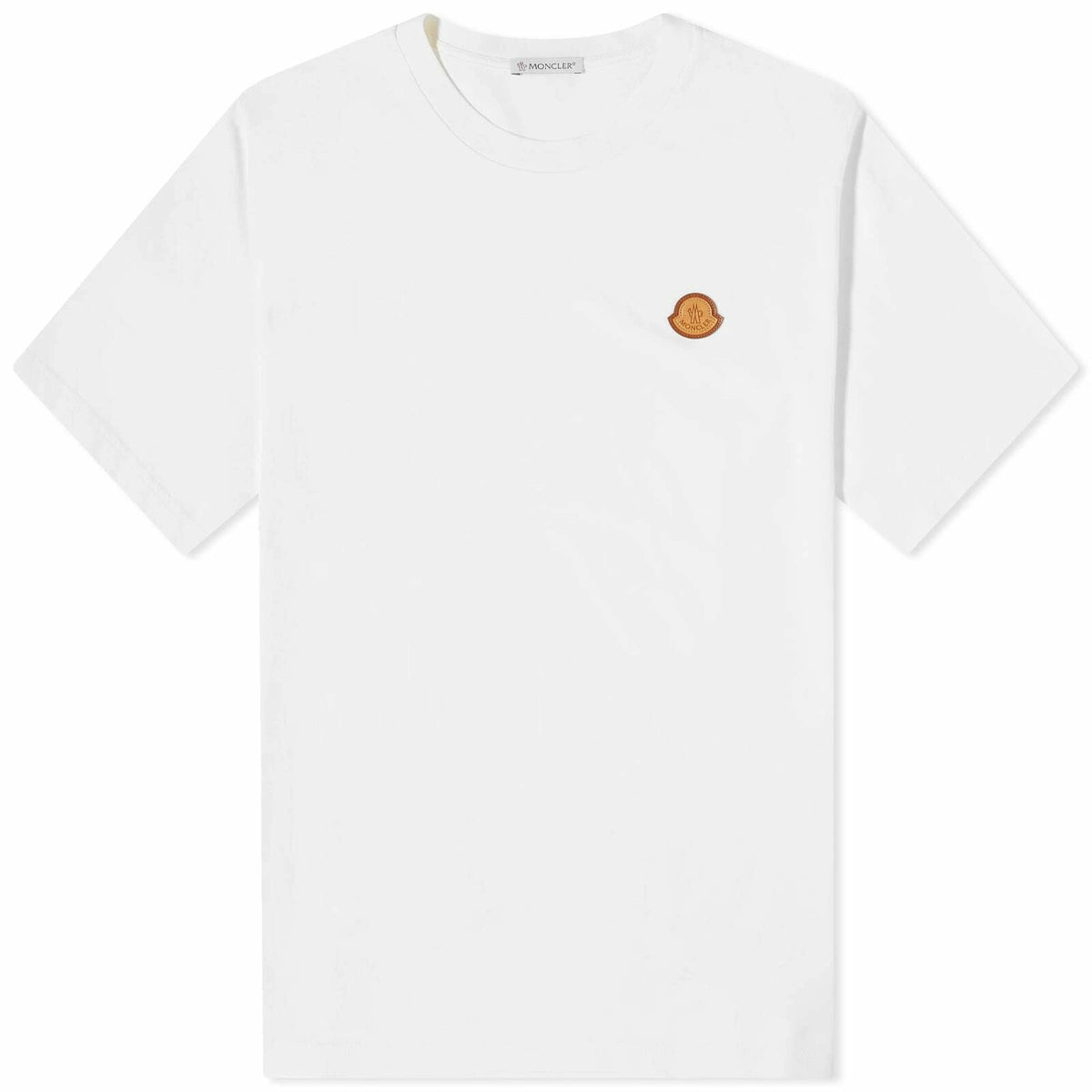Moncler tee (brown leather badge) ⭐️