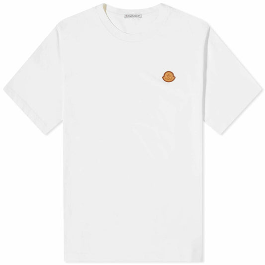Moncler tee (brown leather badge)