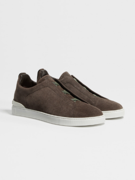 Zegna triple stitch mocha 🟢