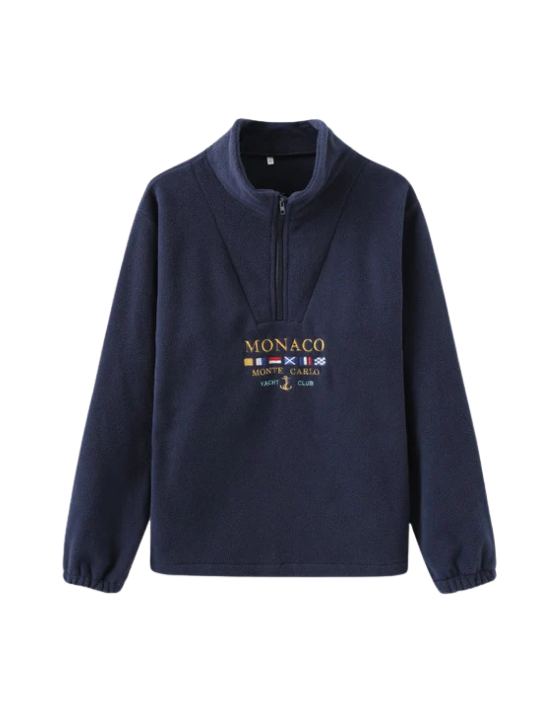 Monaco yacht club half zip