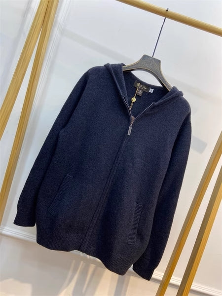 Loro piana cashmere zip hoodie