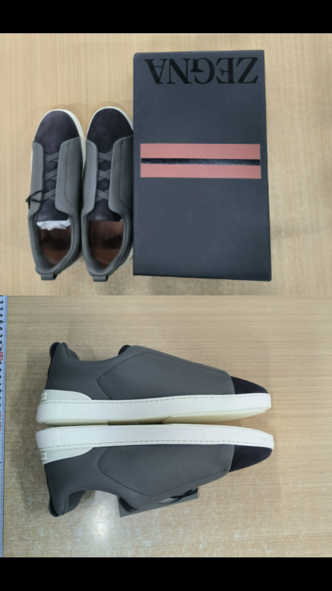 Zegna triple stitch leather 🟢