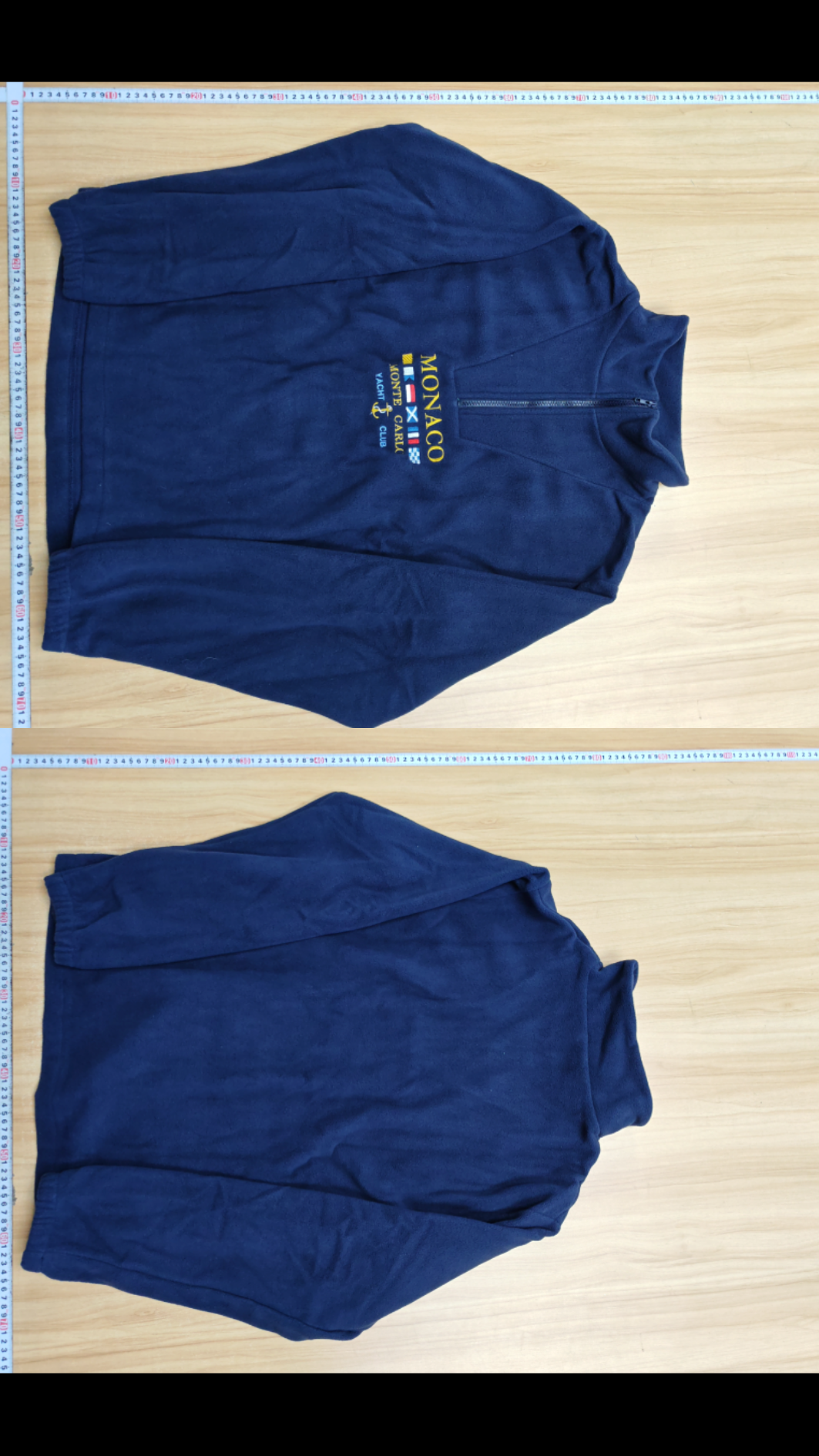 Monaco yacht club half zip