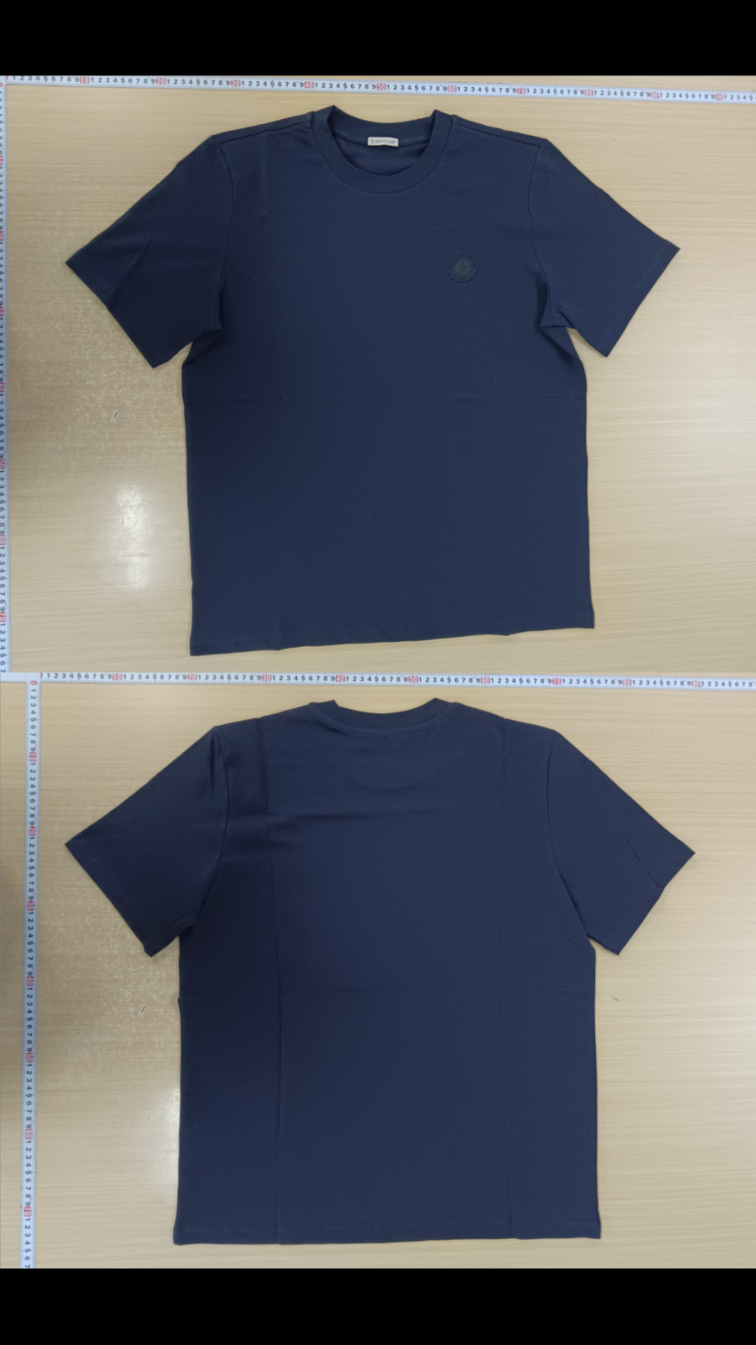 Moncler tee (green leather badge) ⭐️